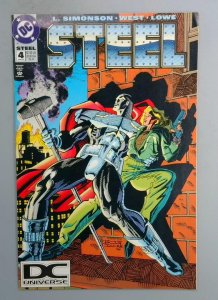 Steel #4 DC Universe Logo DC 1994 FE1