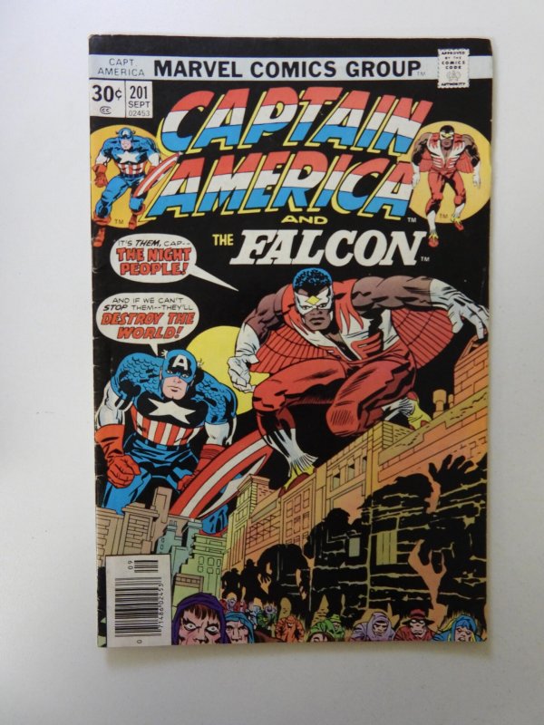 Captain America #201 VG condition moisture damage