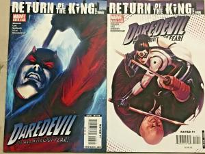 DAREDEVIL#116-119 NM LOT 2009 'RETURN OF THE KING' MARVEL COMICS