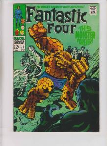 Fantastic Four #79 FN/VF stan lee - jack kirby - ben reverts to thing - marvel