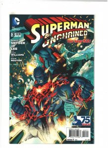 Superman Unchained #3 DC Comics 2013 Jim Lee & Scott Snyder NM- 9.2