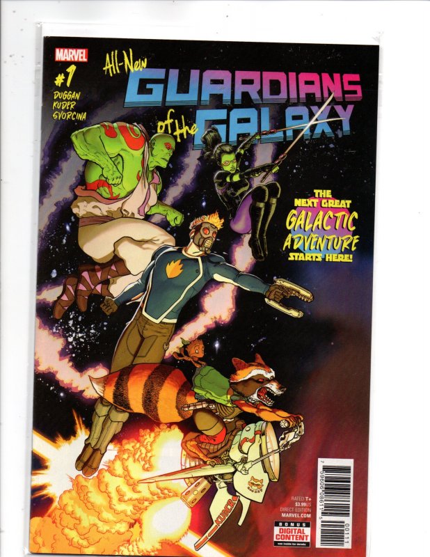 Marvel Comics All-New Guardians of the Galaxy #1 Aaron Kuder Cover & Art