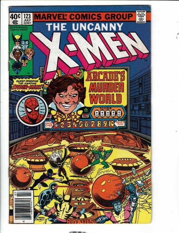 (Uncanny) X-Men # 123 VF/NM Marvel Comic Book Beast Angel Wolverine Storm  RJ7