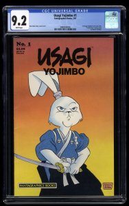 Usagi Yojimbo #1 CGC NM- 9.2 White Pages
