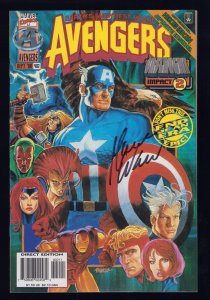Avengers #402 - Tom Palmer Cover. Signed by Mark Waid (9.0) 1996