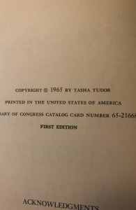 Tasha Tudor’s favorite stories, 1965,1st ed,131p