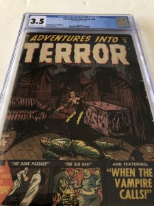 Adventures into Terror 10,CGC 3.5,Cool 52’ horror!