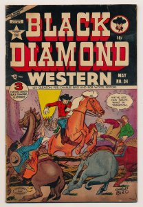 Black Diamond Western (1949) #34 VG+