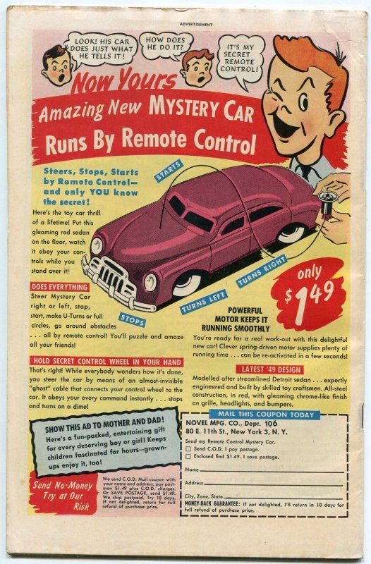 Al Capp's Dogpatch #2 1949- Spicy Headlight cover- VG