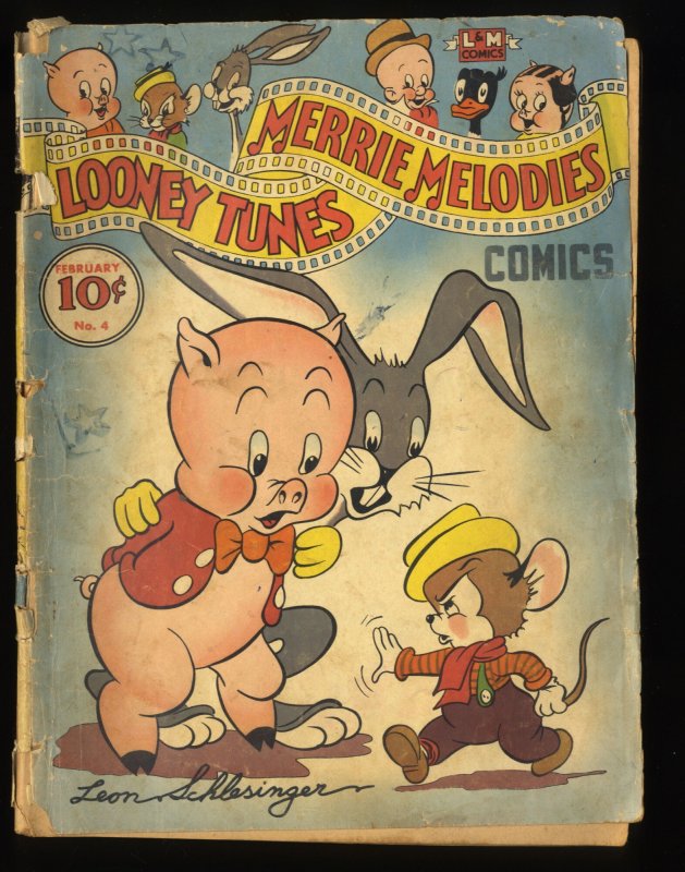 Looney Tunes and Merrie Melodies #4 GD- 1.8 Very Scarce!