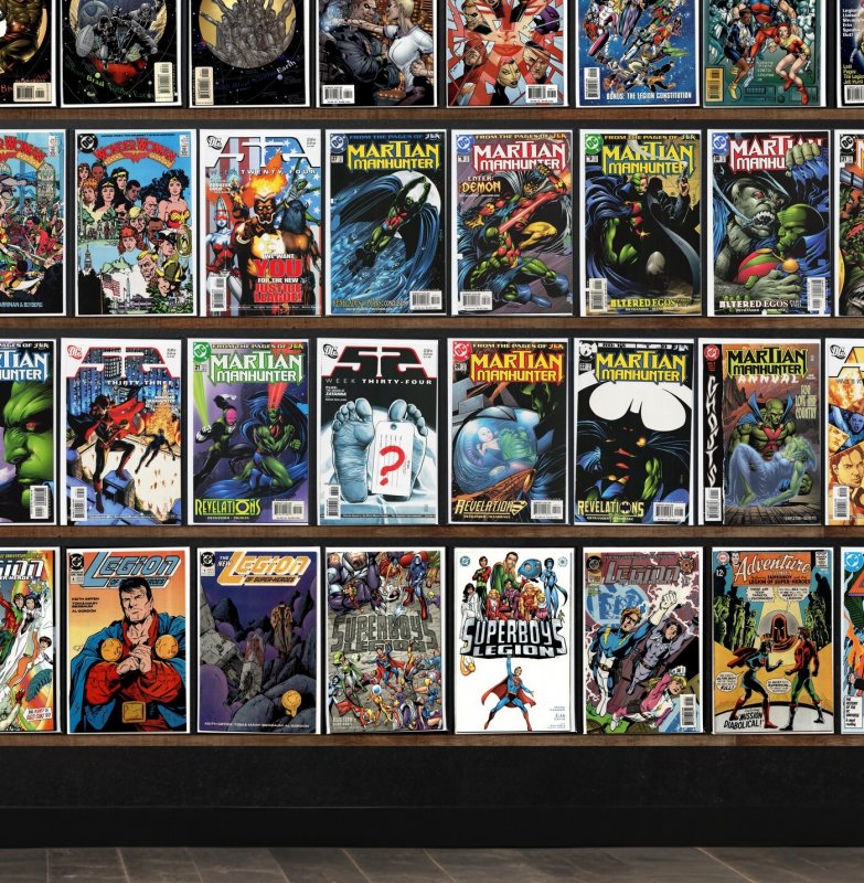 Huge Lot 150+ Comics with Legion Of Super Heroes, Impulse & More!