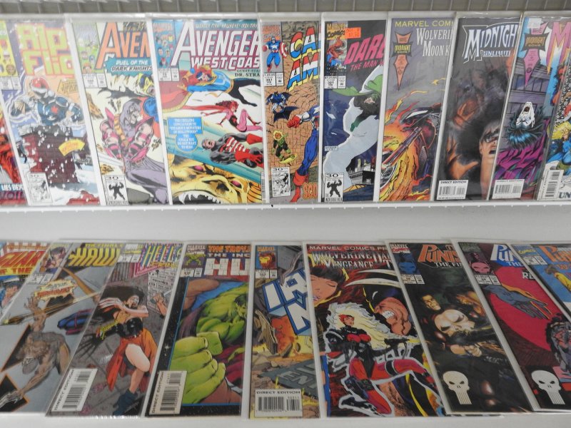 Huge Lot of 130+ Comics W/ Ghost Rider, Spiderman, Guardians o/t Galaxy Avg VF