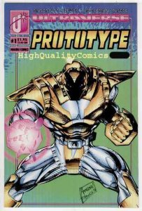 PROTOTYPE #1, NM+, Malibu, budget cuts, Strazewski, 1993, more Indies in store