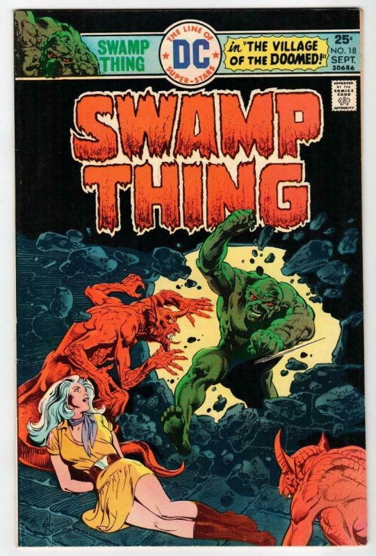 SWAMP THING #18, FN/VF, Horror, 1972 1975, Doomed, Redondo, more in store