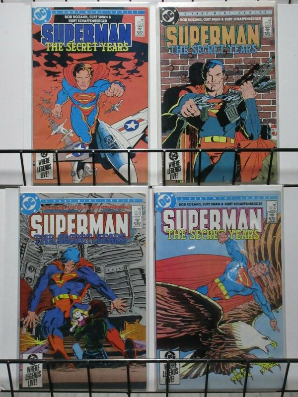 SUPERMAN SECRET YEARS (1985) 1-4  FRANK MILLER covers