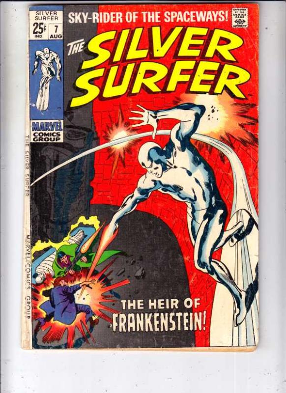 Silver Surfer #7 (Aug-69) VG/FN Mid-Grade Silver Surfer, Shalla Bal