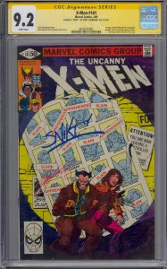 X-MEN #141 CGC 9.2 SS SIGNED CHRIS CLAREMONT REMARQUE WHITE PAGES