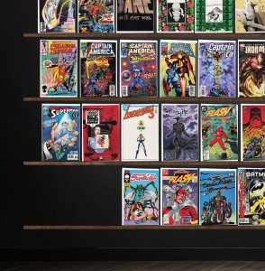 Huge Lot 150+ Comics with Cerebus, Captain America, Superman, The Flash & More!