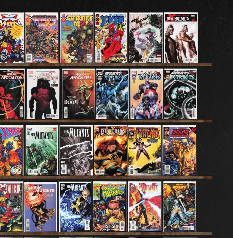 Huge Lot 140+ Comics with X-Man, The New Mutants, Excalibur & More!