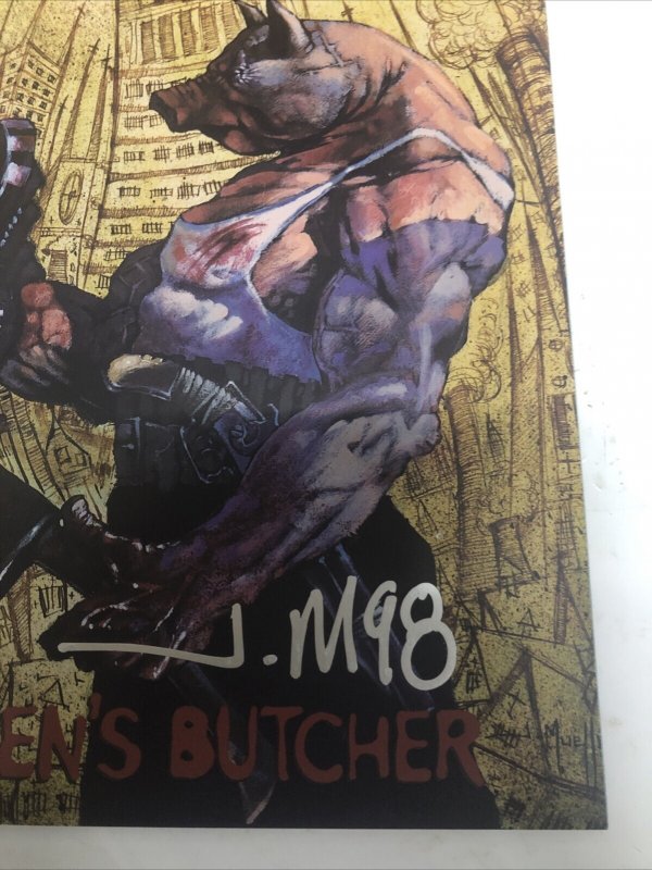 Oink Heaven’s Butcher # 1 (1995) Variant • Kitchen Sink • Signed By John Mueller