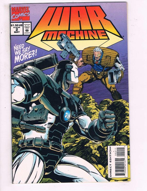 War Machine #2 VF Marvel Comics Comic Book Cable 1994 DE15