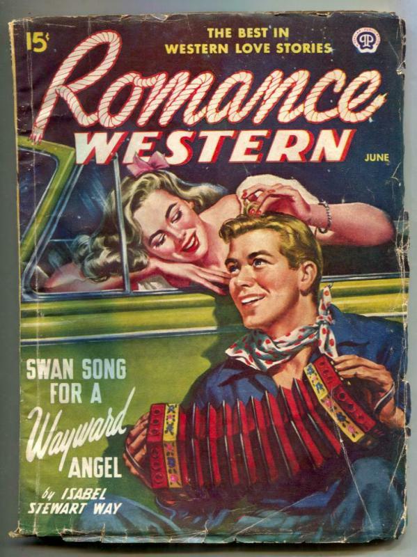 Romance Western Pulp June 1948- Wayward Angel VG