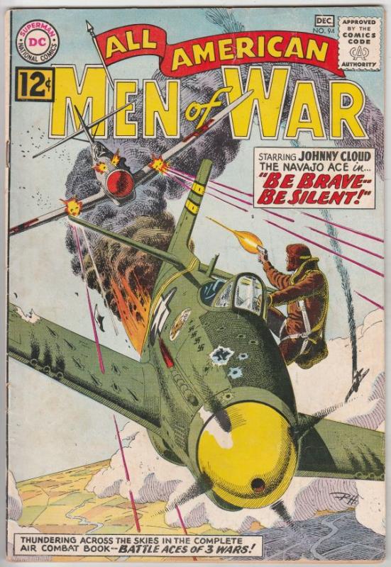 All-American Men of War #94 (Dec-62) FN Mid-Grade Johhny Cloud