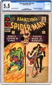 The Amazing Spider-Man #37 (1966) CGC Graded 5.5 - 1st Norman Osborne