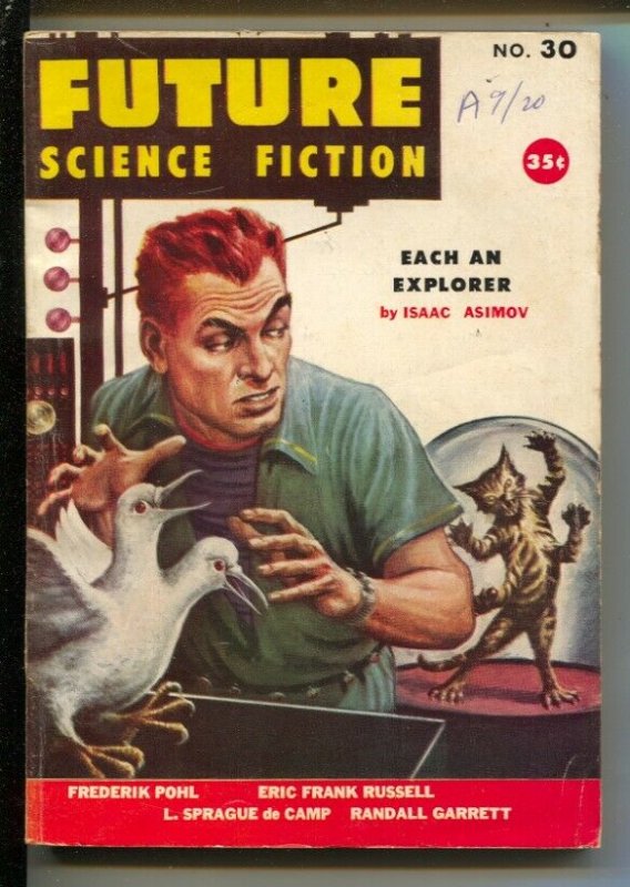 Future Science Fiction #30 1956-Isaac Asimov-Robert Silverberd-Frederik Pohl-...