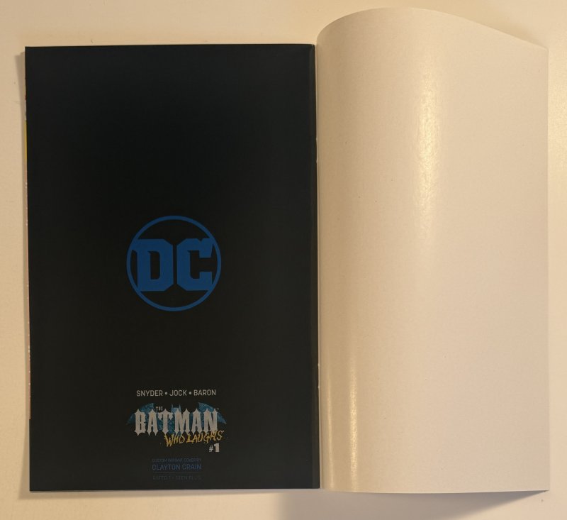 Batman Who Laughs #1 Crain Variant Cover