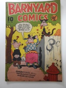 Barnyard Comics #10  (1947) Funny Barnyard Antics!! Solid Good+ Condition!