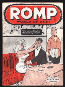 Romp #26 11/1964-Bill Ward-Bill Wenzel-Dan de Carlo-Cheesecake pix- Betty Page