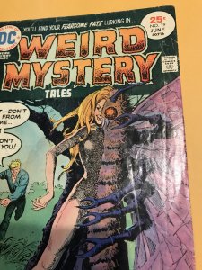 WEIRD MYSTERY TALES #19 : DC comic 6/75 Gd-; READER / FILLER, horror butterfly