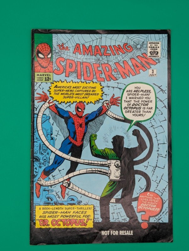 AMAZING SPIDER-MAN #3, Reprint Facsimile (2006) Marvel
