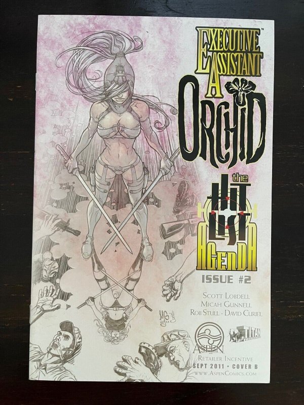 Executive Assistant Orchid #2 1:8 Gunnell variant cover Aspen 2011 NM 9.4