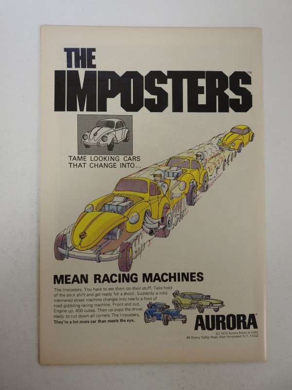 Swamp Thing #1 (1972) VG+ Condition 1/2 in tear fc