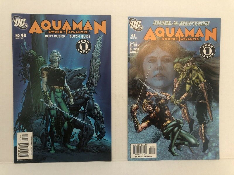 Aquaman #35 - 41 Lot Of 7