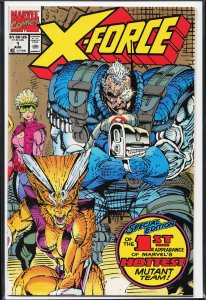 X-Force #1 Second Print Cover (1991) X-Force