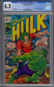 INCREDIBLE HULK #141 CGC 6.5 1ST DOC SAMSON