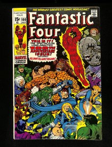 Fantastic Four #100 The Long Journey Home! Stan Lee! Jack Kirby!