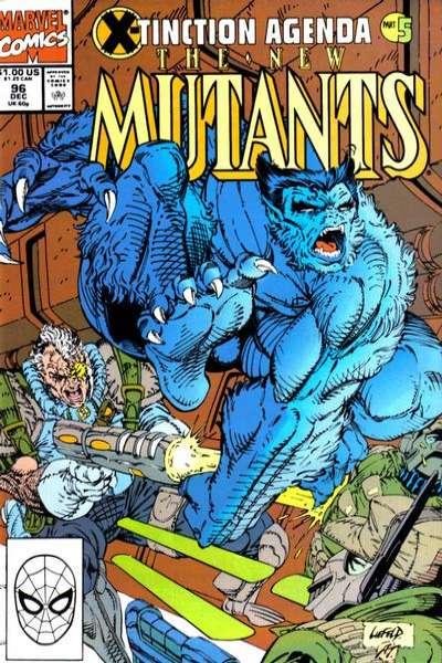 New Mutants (1983 series) #96, NM- (Stock photo)