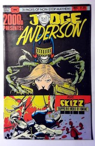 2000 AD Presents Judge Anderson #5 1986 Quality Anderson PSI Division Comic Book