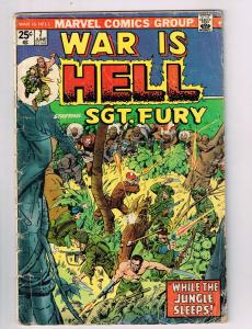 War Is Hell #7 GD/VG Marvel Comics Comic Book Jun 1974 Army War DE42