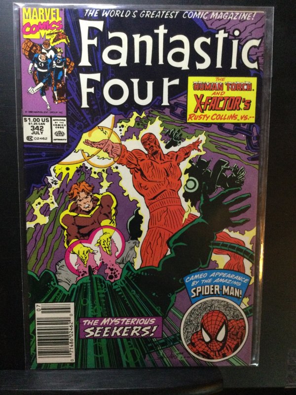 Fantastic Four #342 Newsstand Edition (1990)