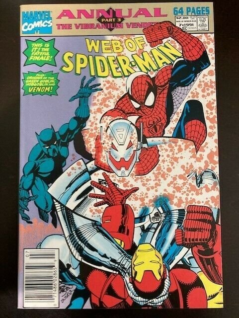 Spider-Man Annual Set 1991 (Amazing, Spectacular, Web), Vibranium Vendetta 