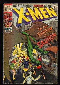 X-Men #60 VG+ 4.5 1st Appearance Sauron Neal Adams Art!