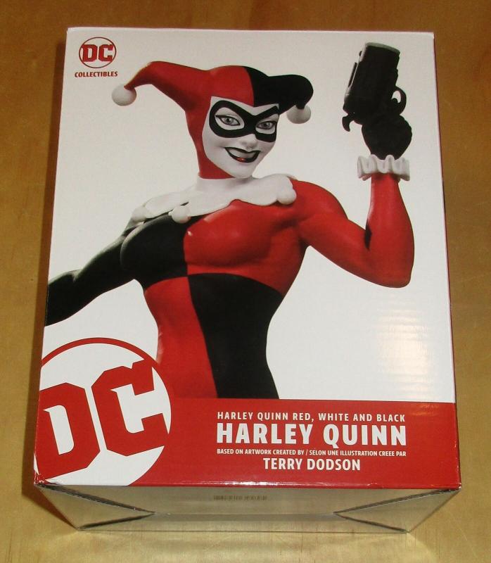 DC Harley Quinn Red White & Black Terry Dodson Statue - New!