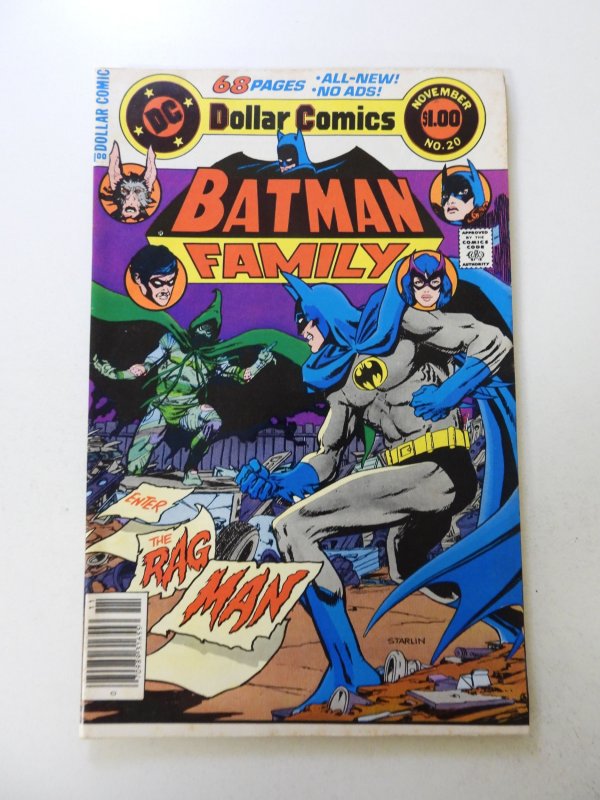 The Batman Family #20 (1978) FN condition