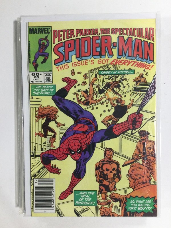 The Spectacular Spider-Man #83 (1983) VF3B129 VERY FINE 8.0