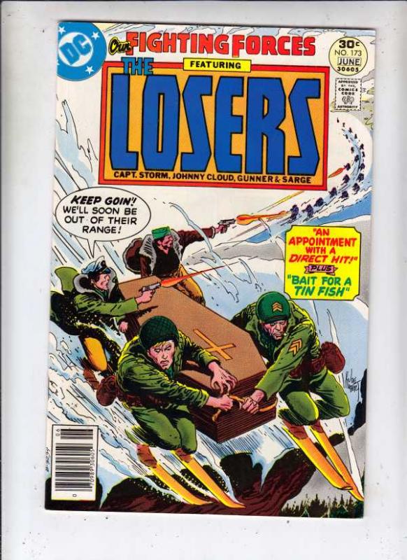 Our Fighting Forces #173 (Jun-77) NM- High-Grade The Losers (Capt. Storm, Lt....